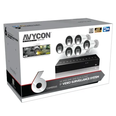 AVYCON - AVK-NB81B6-2T - 8MP Diversity InfiniteColor 8MP IP Kit