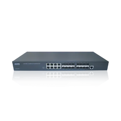 AVYCON - AVN-S24-16P08G - 8G RJ45 Ports with 16 Gigabit SFP Ports, L2+ Managed Network Switch