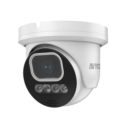 AVYCON - AVC-NDE51M-B - 5MP H.265 MOTORIZED TURRET NETWORK CAMERA Active Deterrence 24/7 Color