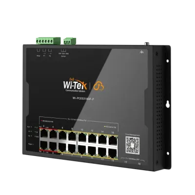 Wi-Tek - WI-PCES318GF-F - Flat-type Cloud Easy Smart Switch