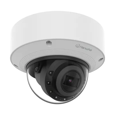 Hanwha - XNV-A6084R - 2MP IR Outdoor Vandal Dome AI Camera