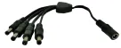 BE-DCF-4MM DC Female to 4 Male Pigtail
