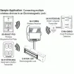 SECO-LARM - SD-8202GT-PEQ - Illuminated green 2" square "PUSH TO EXIT" button with built-in RF transmitter. Use with SECO-LARM 315MHz receivers. 9VDC Battery (included) operation with LED to indicate low battery. Stainless-steel single-gang plate.
