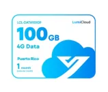 Luminys - LCL-DATA100GP - LumiCloud 4G Data 100GB Puerto Rico: 1 Month Data Plan
