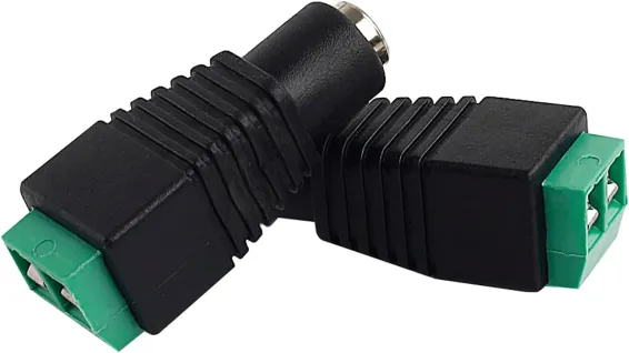 BP0037M 12VDC Screw Terminal Plug Male