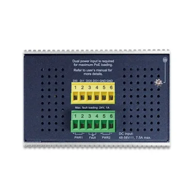 Planet - IGS-6325-8UP2S - Industrial L3 8-Port 10/100/1000T 802.3bt PoE + 2-Port 100/1000X SFP Managed Ethernet Switch