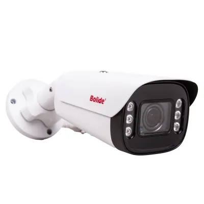 BOLIDE - BC1536/AHN/12-24S - 5.0MP / 4.0MP / 2.0MP 9-in-1  AHD / TVI / CVI / Analog Bullet Camera, 1/2.7 CMOS, 2.8 to 12mm Varifocal Lens, IR Up to 100 ft., Control Over Coax, OSD, Quickswitch, 12VDC/24VAC, White