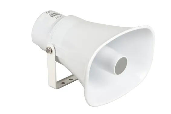 BOLIDE - BE-IPSP-15 - 15W IP Horn Speaker, 113dB Max SPL, Built-in 15W Amplifier, Supports Integration with VOIP Systems, IP67 Rated