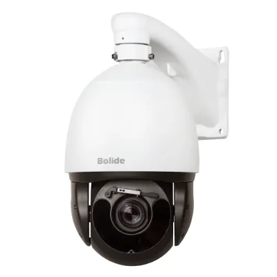 BOLIDE - BN1009/PTZ-5.0/WP/NDAA - 5MP 40x Optical Zoom Full Size PTZ with Auto Tracking, 30FPS, BNC, 2-Channel Alarm In/Out, IR Up to 656 Feet, Built-in POE, IP67, 24VAC, Includes Wall-Mount Bracket