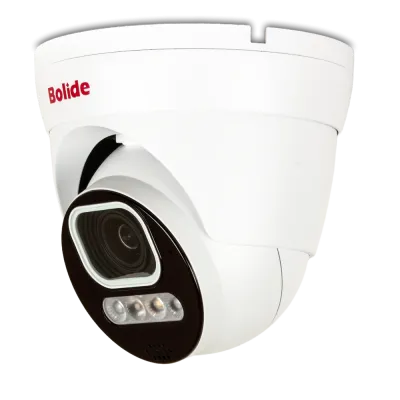 BOLIDE - BN8029LL/NDAA - H.265 4MP 3-8mm Motorized Varifocal Lens IP67 Extreme Low Light Camera, Full Color Mode, Two-Way Audio ( Built-in Speaker and Mic ), MicroSD Slot Up to 256GB, POE, 12VDC, , iPac AI Enabled with Facial Recognition System, NDAA