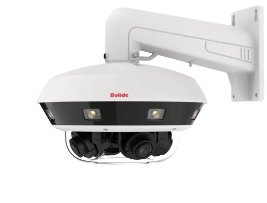 BOLIDE - BN8108R/NDAA - 5MP Multi-Sensor Camera, 4 Adjustable Lenses In One Camera Cover Up to 360° Field of View, 4-Channel Steam Output, and Each Channel Can Output Max. 5MP @ 25/30FPS, 4-Channel Starlight and 120Db WDR, Built-in Dual Source Illumi