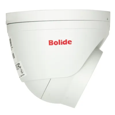 BOLIDE - BN9019AD/NDAA - H.265 8MP 2.8mm Fixed Lens IP67 Full Color Active Deterrent Turret Camera, Color At Night Warmlight Up to 65 Feet, Two-Way Audio ( Built-in Speaker and Mic ), MicroSD Slot Up to 256GB, Active Deterrent Red and Blue Lights, PO