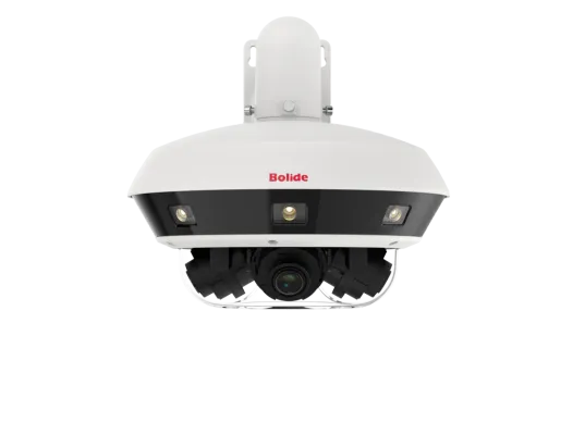 BOLIDE - BN9108R/NDAA - 4K Multi-Sensor Camera, 4 Adjustable Lenses In One Camera Cover Up to 360° Field of View, 4-Channel Steam Output, and Each Channel Can Output Max. 8MP (3840x2160) @ 25/30FPS, 4-Channel Starlight and 120Db WDR, Built-in Dual So