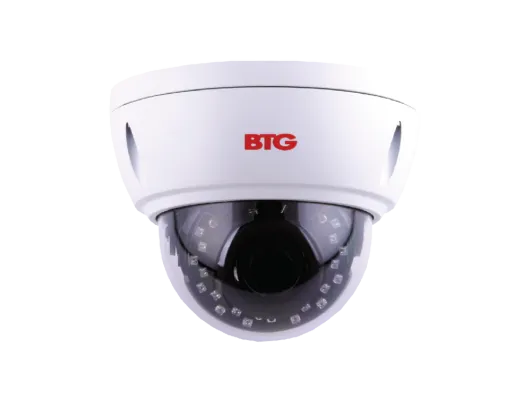 BOLIDE - BTG-N1909SAVAIR - H.265 8MP ( 4K ) 2.8-12mm Varifocal Lens IP66 IR Eyeball Camera, POE, 12VDC, IR Up to 98ft, , Micro SD Card Slot, Alarm In/Out, NDAA Compliant, ONVIF