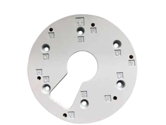 ExacqVision - IA-ADP-IS-E40 - Adapter Plate for Essential Gen4 Domes Pendant Cap, White