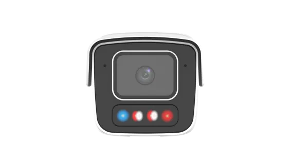 Uniview - IPC2B18SE-ADF28KMC-WP-I1 - 8MP Dual-light Bullet Warning Network Camera