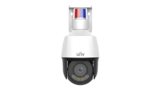 Uniview - IPC6325LFW-AX5C-VG - UNV 5MP Active Deterrence Metal PTZ Camera (2.7mm-13.5mm,Audio&Alarm, Two-Way Audio, Starlight, Auto Tracking)