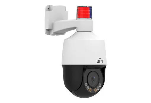 Uniview - IPC675LFW-AX4DUPKC-VG - 5MP Light & Sound Alarm PTZ Camera (2.8mm-12mm, Two-Way Audio, Starlight, Auto Tracking)