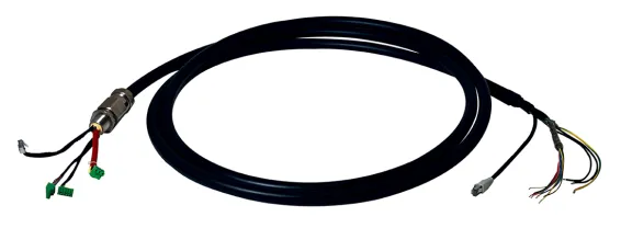 VIDEOTEC - MPX2CABLARM41 - Cabling for MAXIMUS MPX SERIES2, 4m (13.1ft), armoured cable, barrier cable gland: 1 Ethernet cable, 3 power supply conductors, 8 I/O conductors