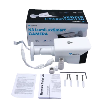 Luminys - N3B-4LA2 - N3-L Mainstream Series 4MP LumiLuxSmart IP Bullet 2.8mm, IR and White-light LED