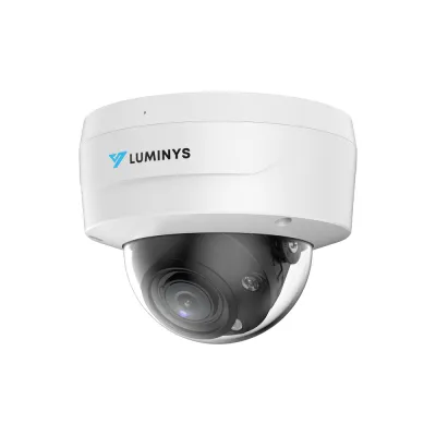 Luminys - N3D-8LAV - N3-L Mainstream Series 8MP LumiLuxSmart IP Dome 2.7-13.5mm, IR, White-light LED, and Dual-mode