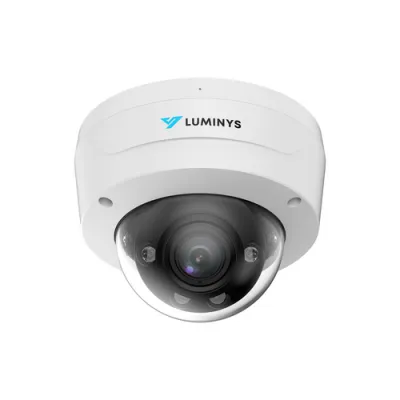 Luminys - N3D-8LAV - N3-L Mainstream Series 8MP LumiLuxSmart IP Dome 2.7-13.5mm, IR, White-light LED, and Dual-mode