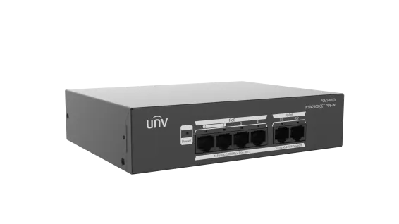 UNV - NSW2100-6GT-POE-IN - Giga 4 Port Lite Cloud Managed PoE Switch