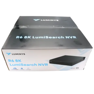 Luminys - R68-32NA128 - R6 Extreme Series NVR, 32MP 32 Channel 2U Dual NIC, 8SATA, Analytics by Recorder Including Metadata, LumiSearch Supported, 128TB