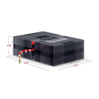 Cyber Power - RB1290X2D - Replacement Battery for CP1500PFCRM2RU, 2 Batteries, 12V/9Ah, Sealed Lead-Acid, 18 Month Warranty