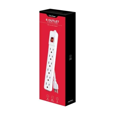 Cyber Power - GS60304 - Power Strip, 6-outlet power strip, 3' cord