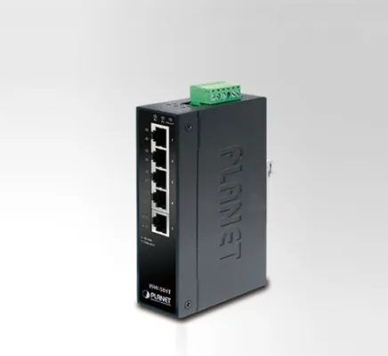 Planet - ISW-501T - IP30 Slim Type 5-Port Industrial Fast Ethernet Switch (-40 to 75 degree C)