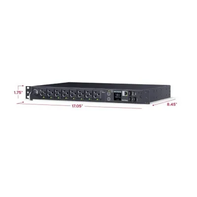 Cyber Power - PDU41023 - Switched PDU 30A 120V NEMA L5-30P input 16 NEMA 5-20R output 12ft cord 1U 3 Year Warranty